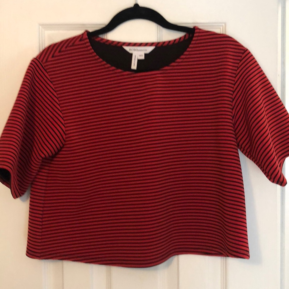 BCBGeneration Crop Blouse